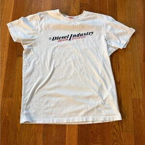 Diesel White Graphic Men's T-Shirt